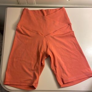 Aerie crossover biker shorts